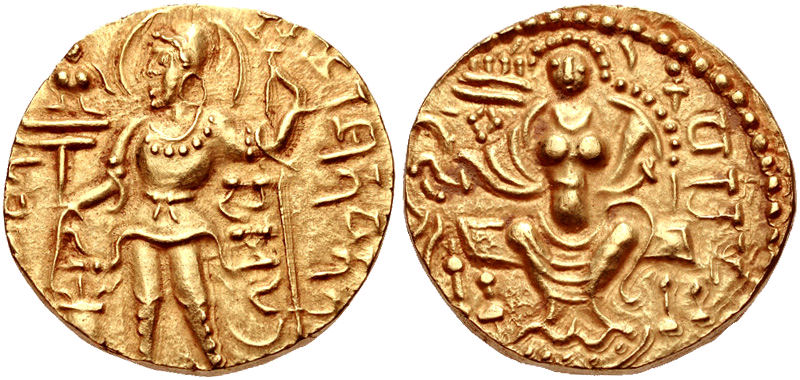 समुद्रगुप्त का वीणावादन सिक्का